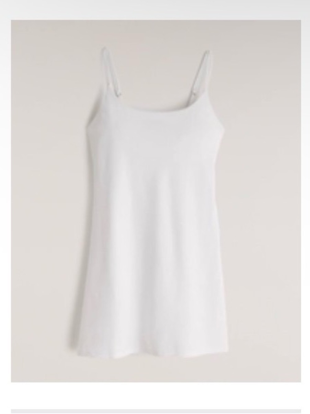 Abercrombie & Fitch Bright White traveler dress